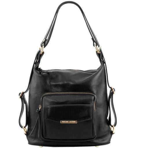 TL Bag - Leather convertible backpack shoulderbag